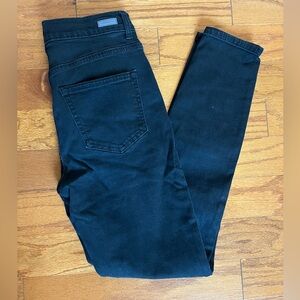 Sneak Peek high rise skinny black jeans size 5